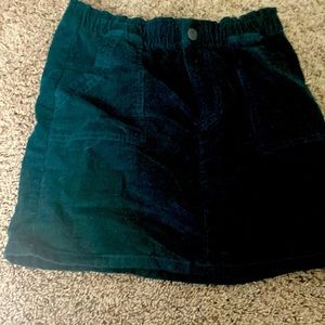 Pine green skirt